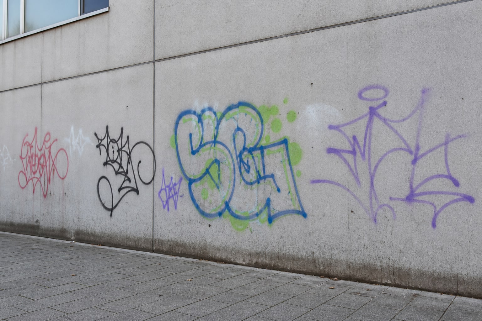 Graffiti Reinigung – vorher