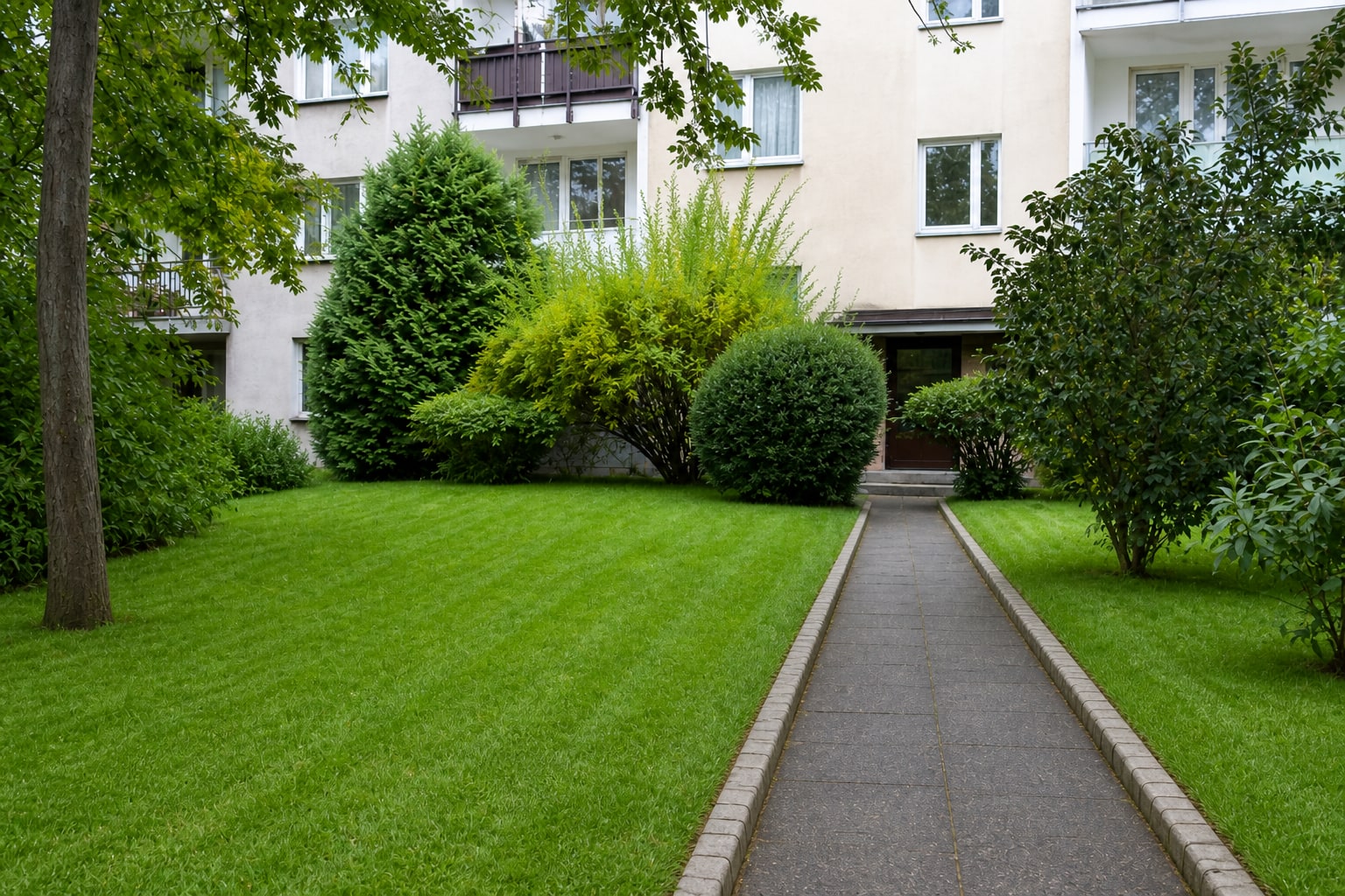 Grünflächenbetreuung – nachher